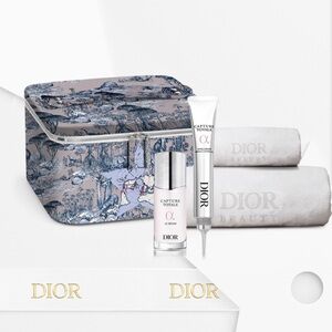 DIOR BEAUTY EXCLUSIVE AROUND THE WORLD VANITY SKINCARE KIT 5PCS + gift box